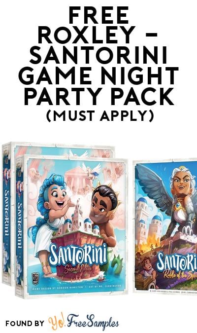 FREE Roxley – Santorini Game Night Party Pack (Must Apply To Host Tryazon Party)
