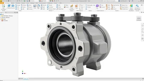 FREE Course at Udemy: Autodesk Inventor: A Complete Step-by-Step Tutorial Guide