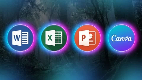 FREE Course at Udemy: MS Office With Canva Word Excel PowerPoint Canva All  in One
