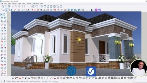FREE Course at Udemy: Super 3bedoom SketchUp Pro From Basic To Advance Level