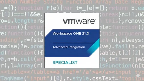FREE Course at Udemy: VMware Workspace ONE 21.X Advanced Integration Specialist