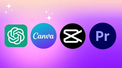 FREE Course at Udemy: Video Editing with ChatGPT Adobe Premiere Pro Canva CapCut