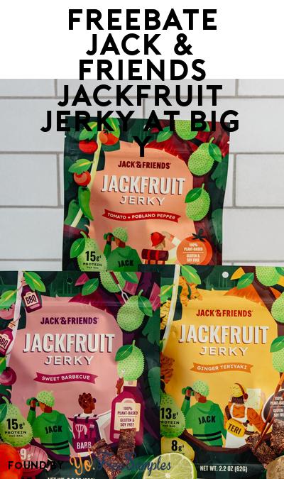 FREEBATE Jack & Friends Jackfruit Jerky at Big Y (WeStock Rebate Required)