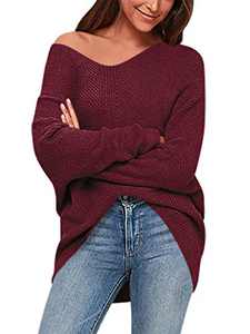YUOIOYU Womens Long Sleeve Turtleneck Sweater Chunky Cable Knit Oversized Pullover Jumper Tops